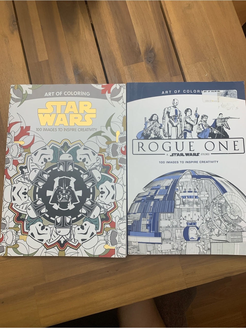Disney Star Wars Coloring Art Duo - Blue, Yellow, White Accents
